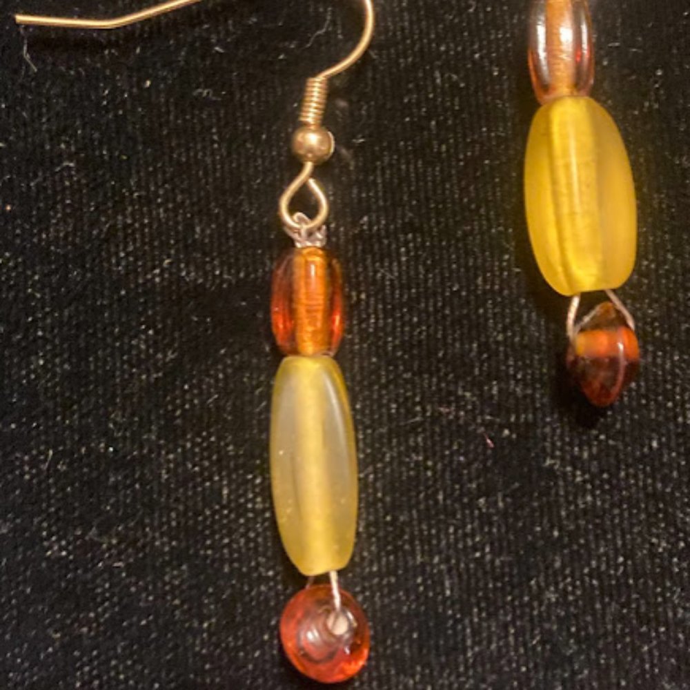 Handmade beaded earrings